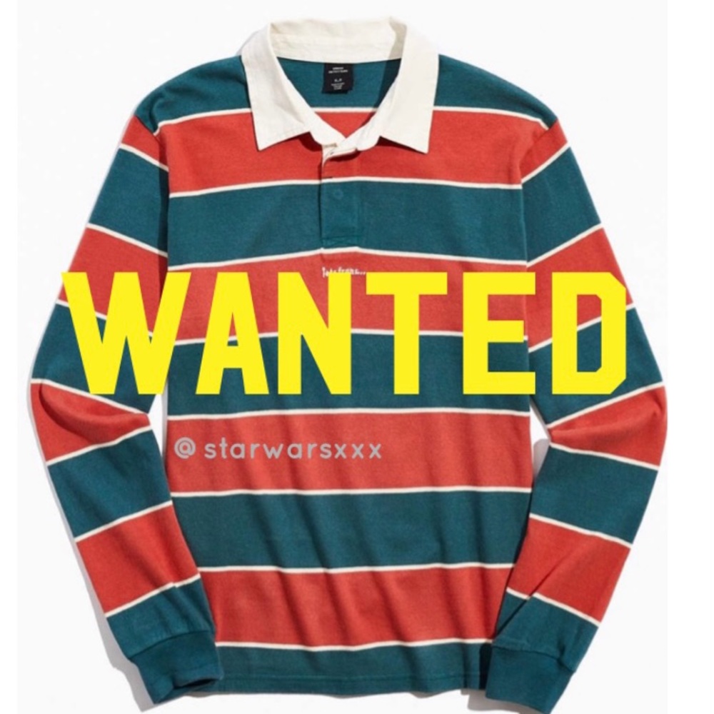 iets frans Cotton Striped Long Sleeve Rugby Shirt
